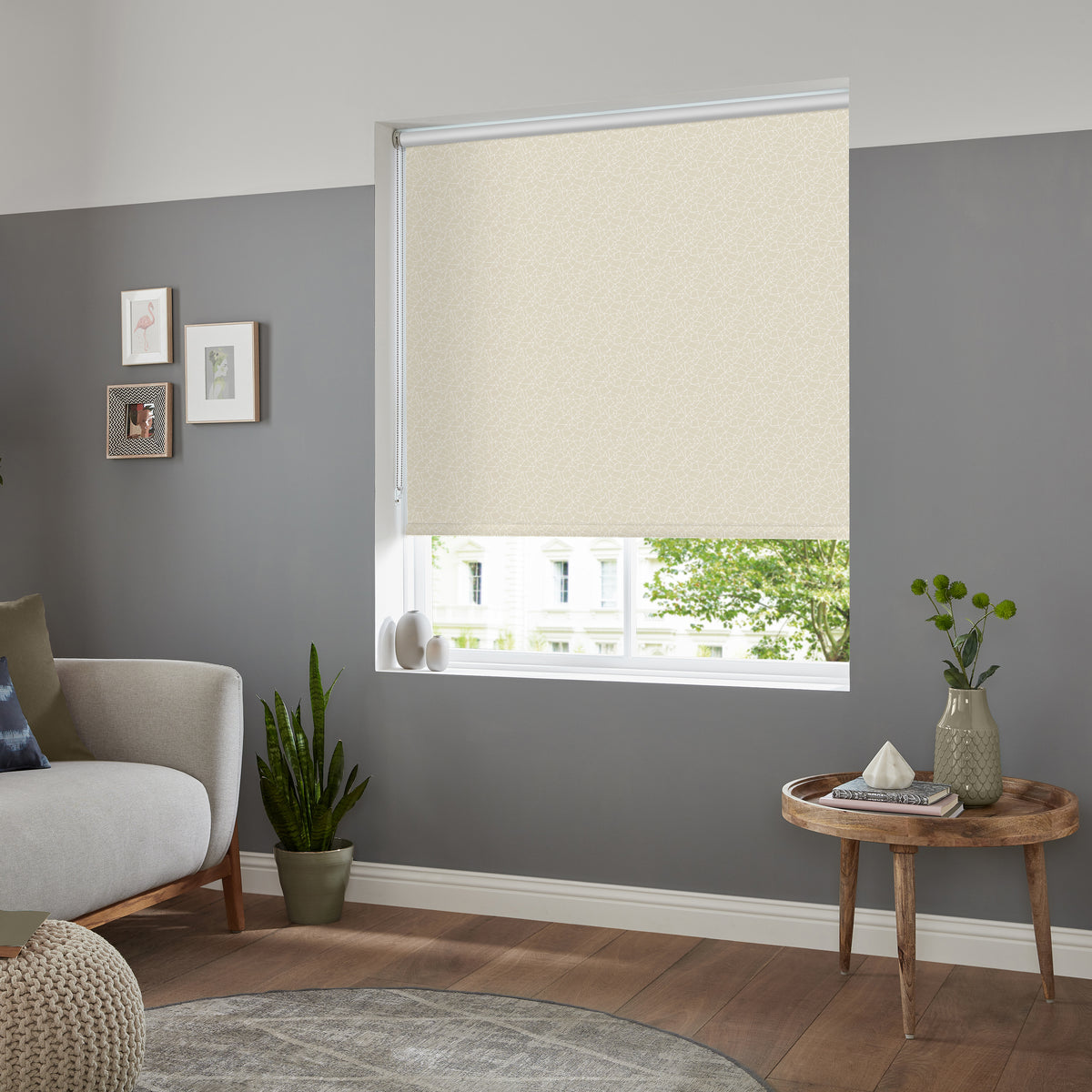 Valiant Made to Measure Blackout Roller Blind Cream