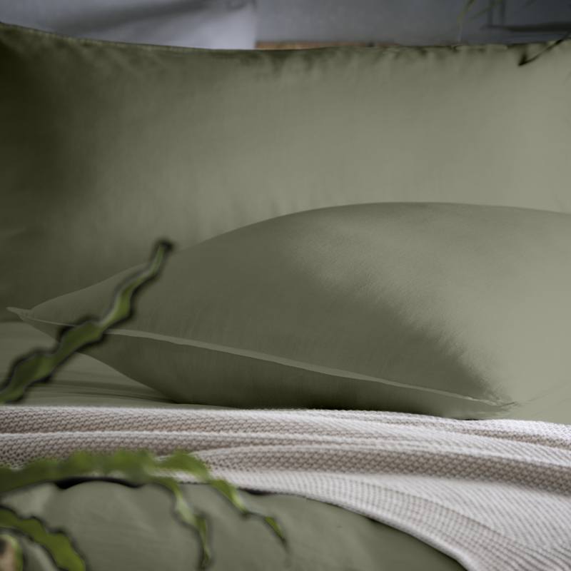 Appletree Loft Signature Cassia Duvet Cover Bedding Set Khaki