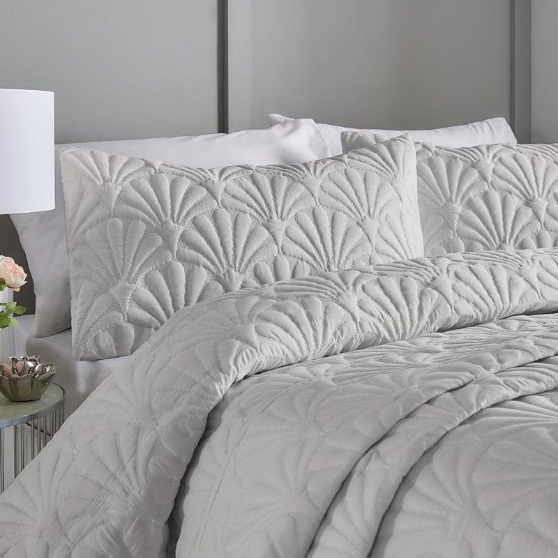 Serene Cavali Duvet Cover Bedding Set Silver