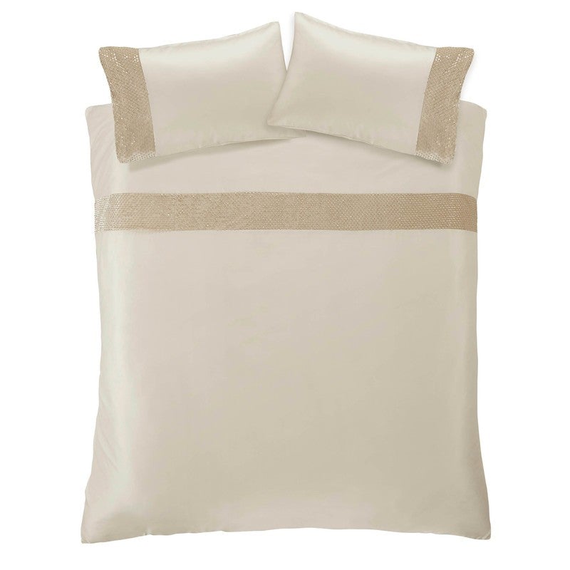 Amanda Holden Champagne Bubbles Duvet Cover Bedding Set Champagne