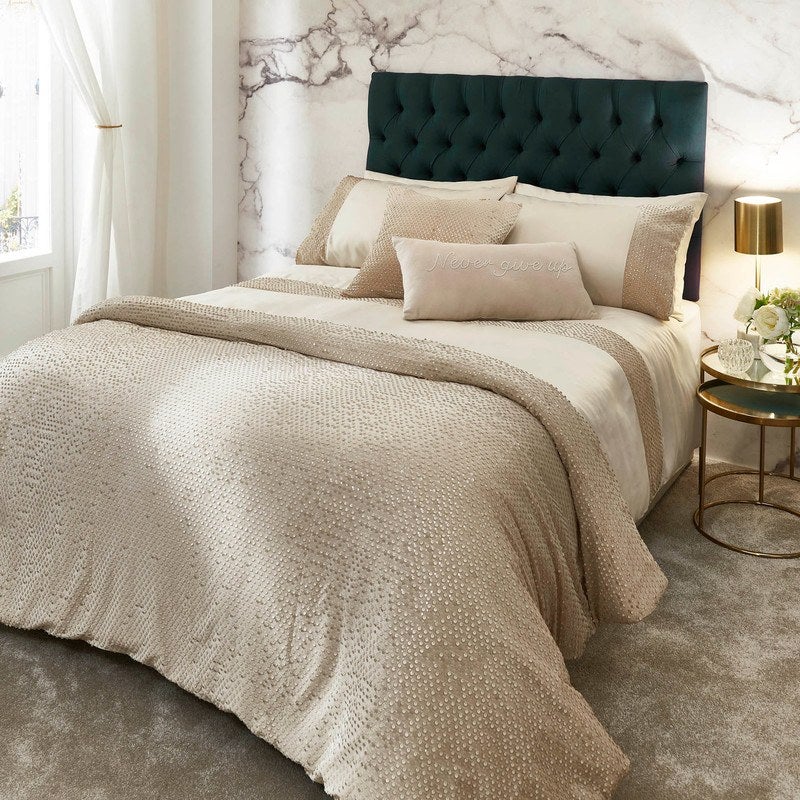 Amanda Holden Champagne Bubbles Duvet Cover Bedding Set Champagne