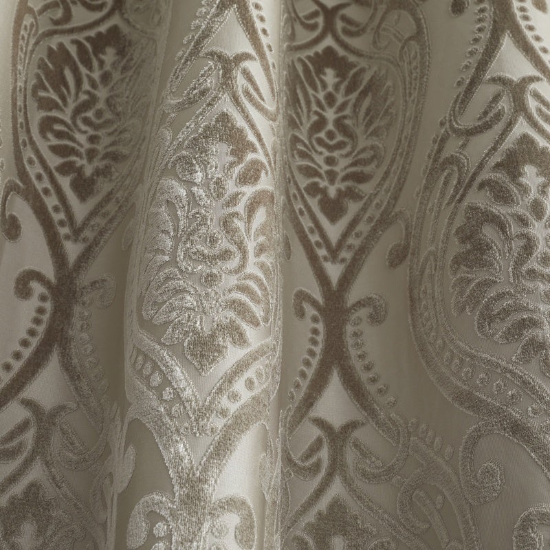 Curtina Chateau Ready Made Eyelet Curtains Natural