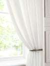 Chatsworth Double Width Ready Made Single Voile Curtain Cream
