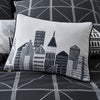 Catherine Lansfield Citylife Filled Boudoir 30cm x 40cm Grey