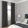 Clarence Velvet Made to Measure Curtain Graphite
