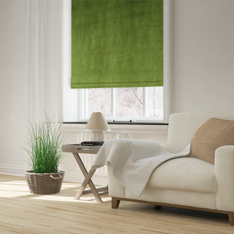 Clarence Velvet Made to Measure Roman Blind Leaf