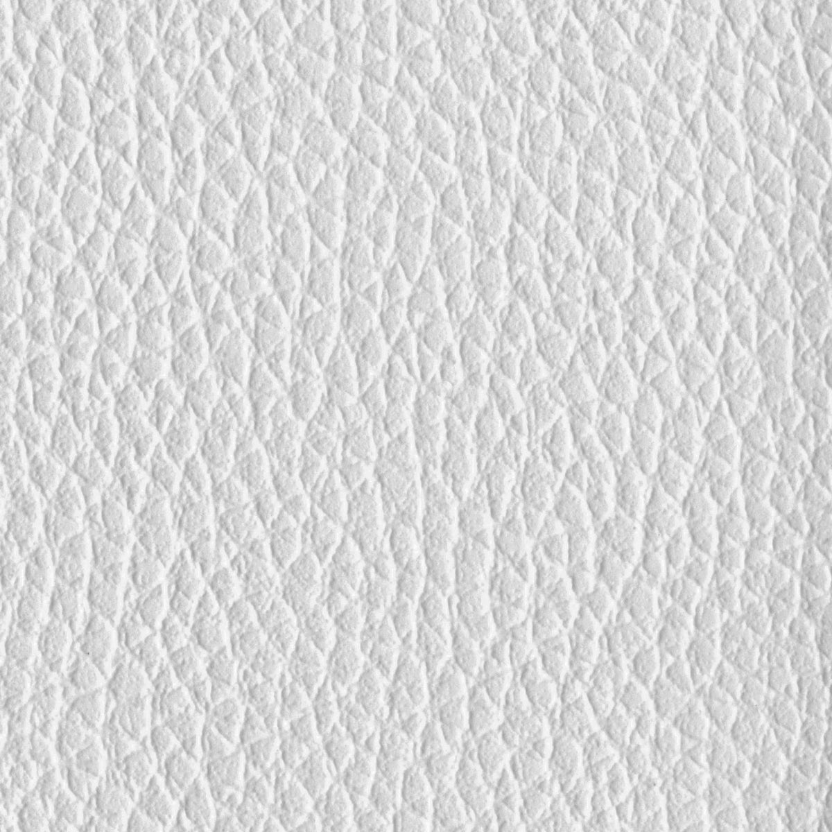 Collins FR Faux Leather Fabric White