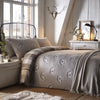 Dreams & Drapes Colville Brushed Cotton Duvet Cover Bedding Set Grey