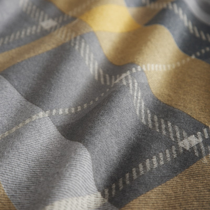 Dreams & Drapes Colville Check Duvet Cover Bedding Set Ochre
