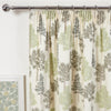 Coppice Ready Made Pencil Pleat Curtains Apple