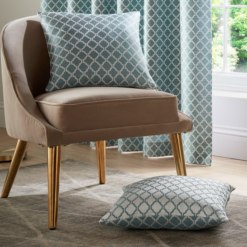 Cotswold Lined Ready Made Pencil Pleat Curtains Teal
