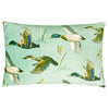 Country Duck Pond Boudoir Filled Cushion 40cm x 60cm Mint