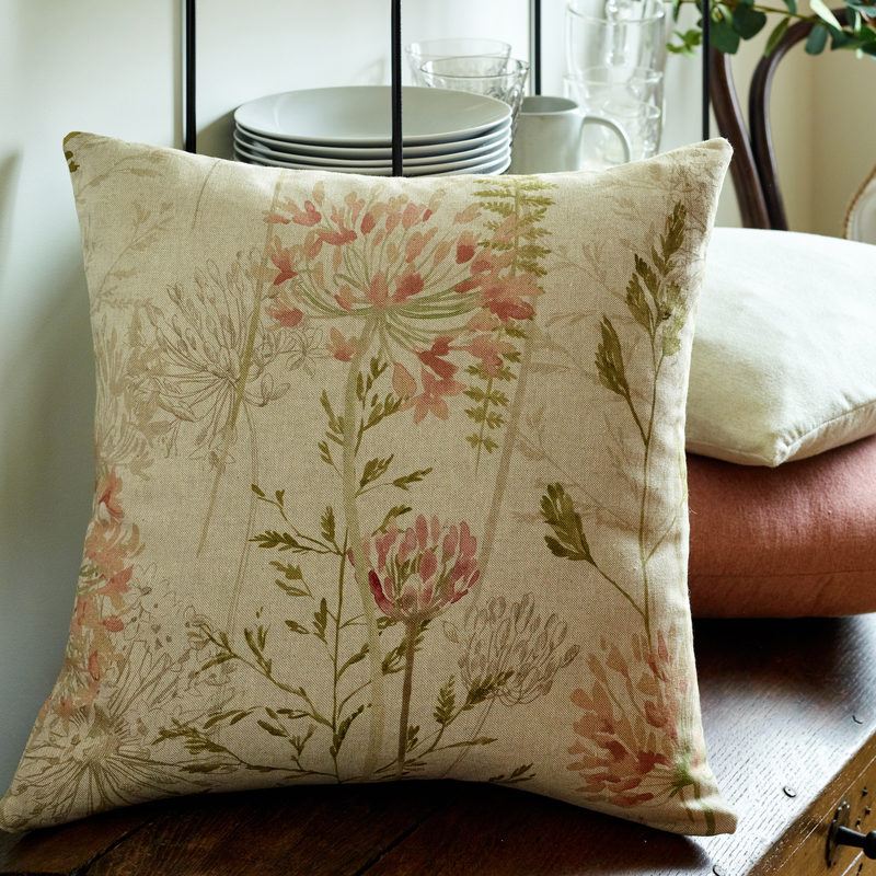 iLiv Country Journal Digitally Printed Fabric Rosa