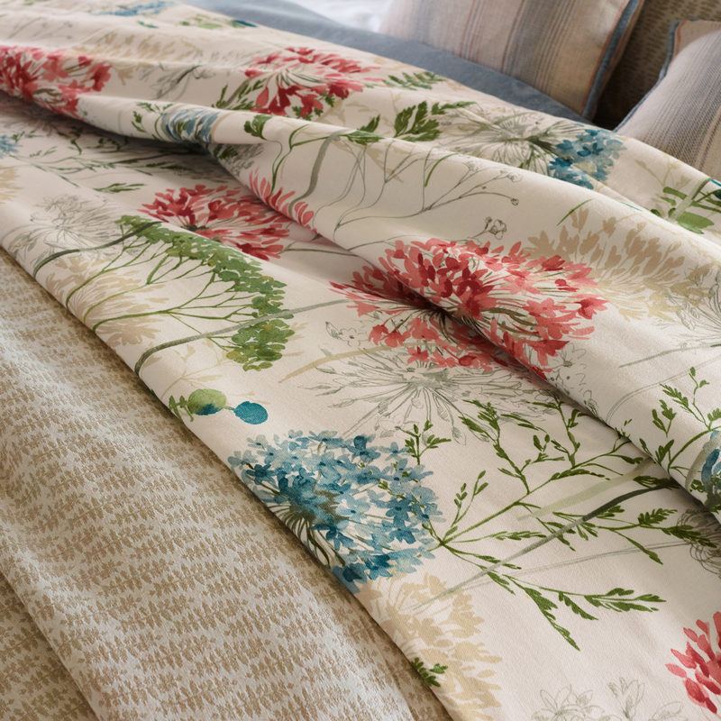 iLiv Country Journal Digitally Printed Fabric Haze