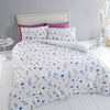 Catherine Lansfield Countryside Floral Duvet Cover Bedding Set Pink Blue
