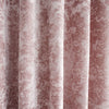 Catherine Lansfield Crushed Velvet Ready Made Eyelet Curtains Blush