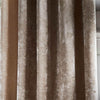 Catherine Lansfield Crushed Velvet Ready Made Eyelet Curtains Natural