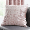 Catherine Lansfield Crushed Velvet Filled Cushion 55cm x 55cm Blush