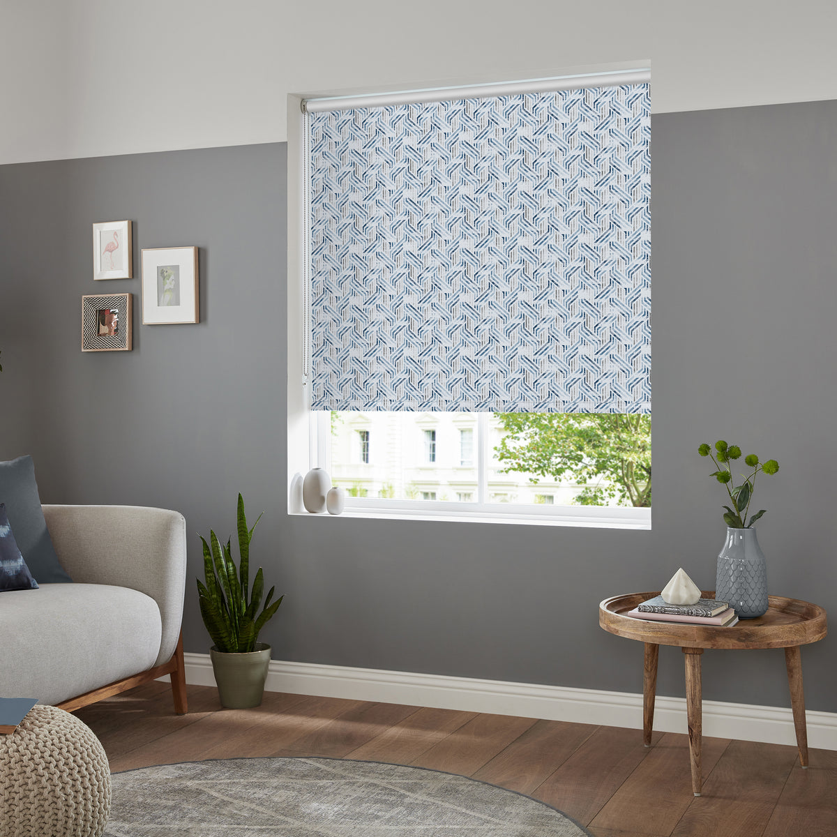 Freya Made to Measure Blackout Roller Blind Navy