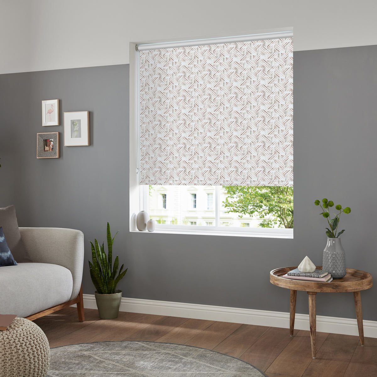 Freya Made to Measure Blackout Roller Blind Neutral