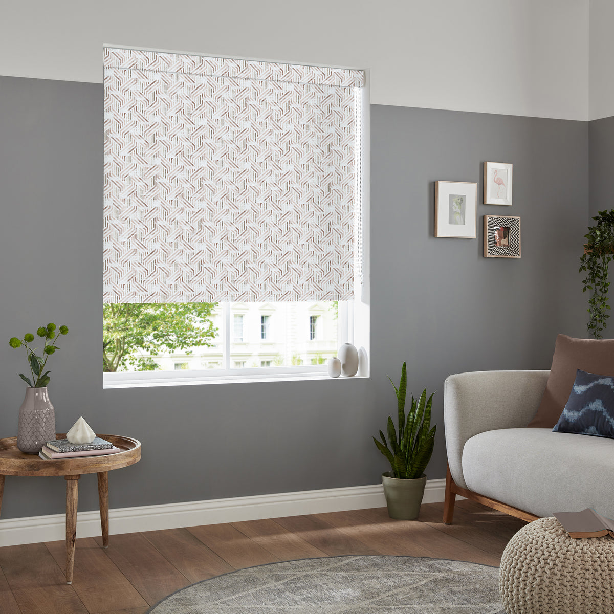 Freya Made to Measure Blackout Roller Blind Neutral