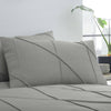 Serene Dart Duvet Cover Bedding Set Grey