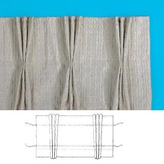 How to use pinch pleat hooks on curtain heading tape 