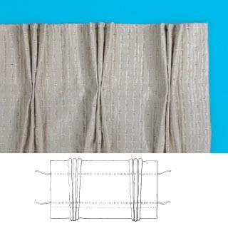 Pinch Pleat Pleat Curtain Tape Pack White