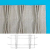 Pinch Pleat Pleat Curtain Tape Pack White