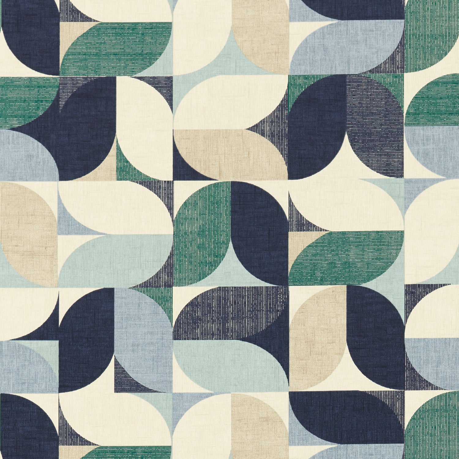 Clarke & Clarke Reno Fabric Mineral Navy