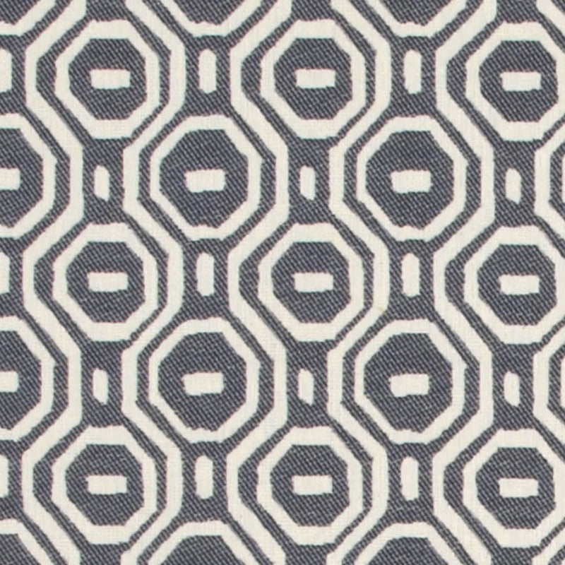 Clarke & Clarke Gotska Fabric Indigo / Chamberry