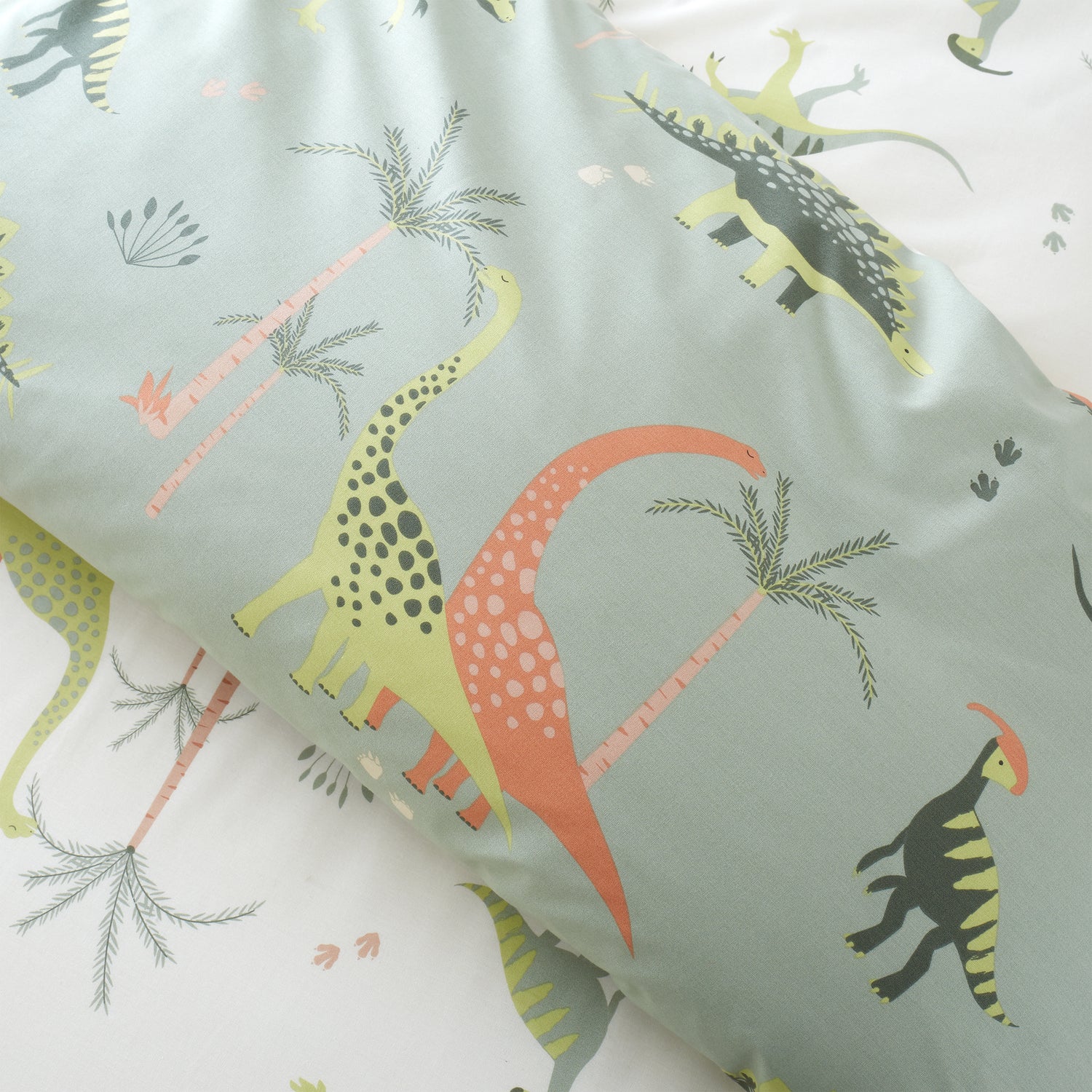 Chapter B Dinosaurs Duvet Cover Bedding Set Natural