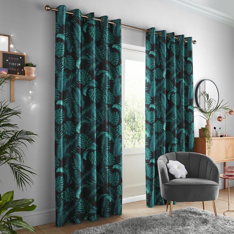 Skinnydip Dominica Made To Measure Curtains Midnight