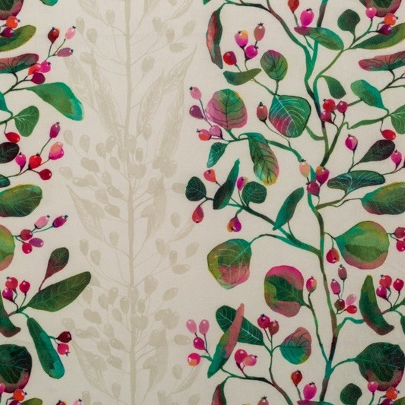 Linda Barker Dottie's Love Velvet Fabric Coral