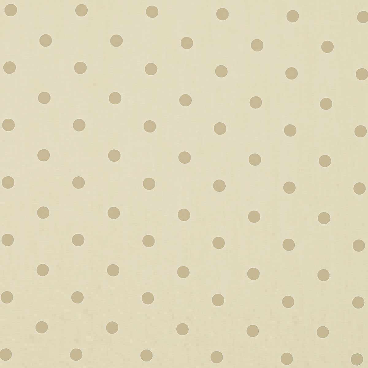 Clarke & Clarke Dotty Fabric Natural