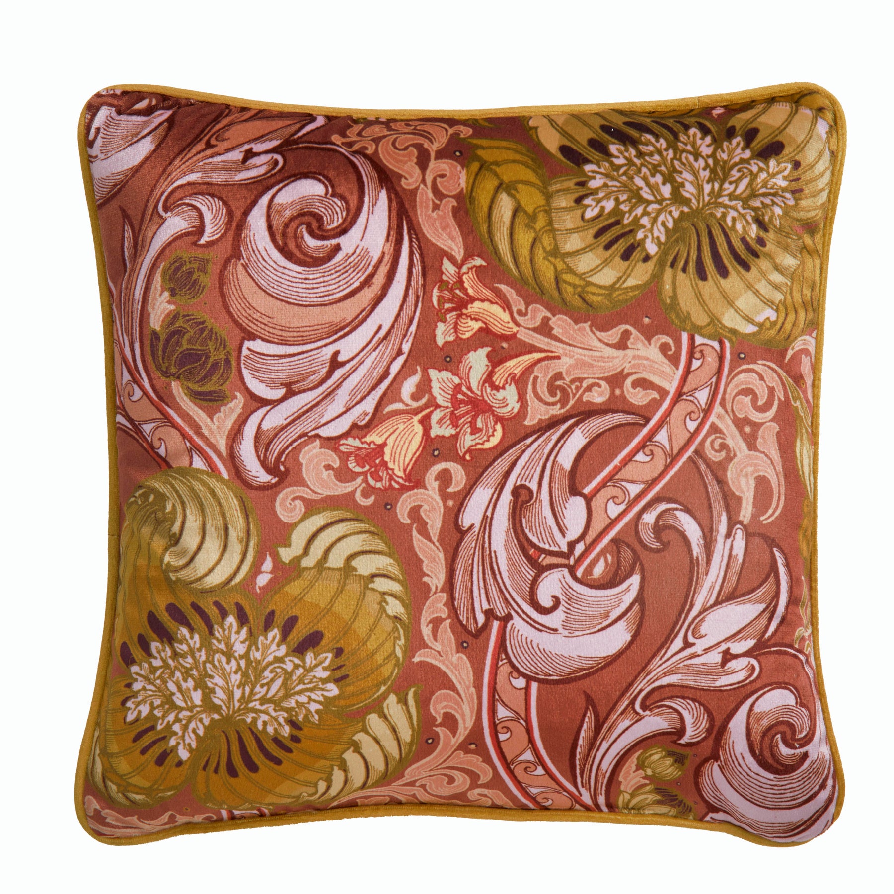 Laurence Llewelyn-Bowen Down The Dilly Filled Cushion 43cm x 43cm Terracotta