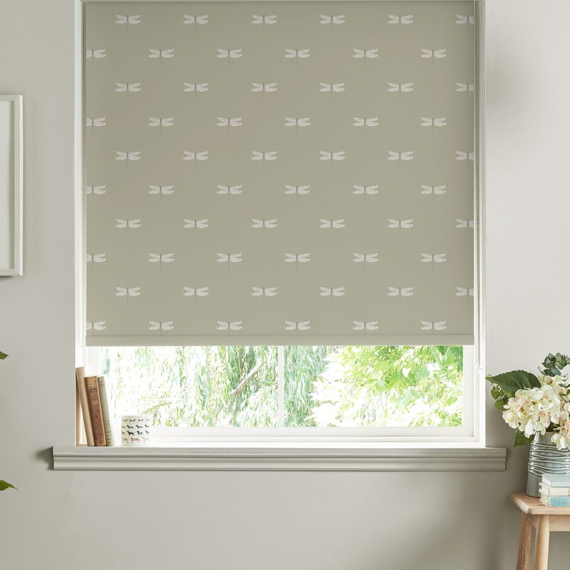 Sophie Allport Dragonfly Made to Measure Blackout Roller Blind Sand