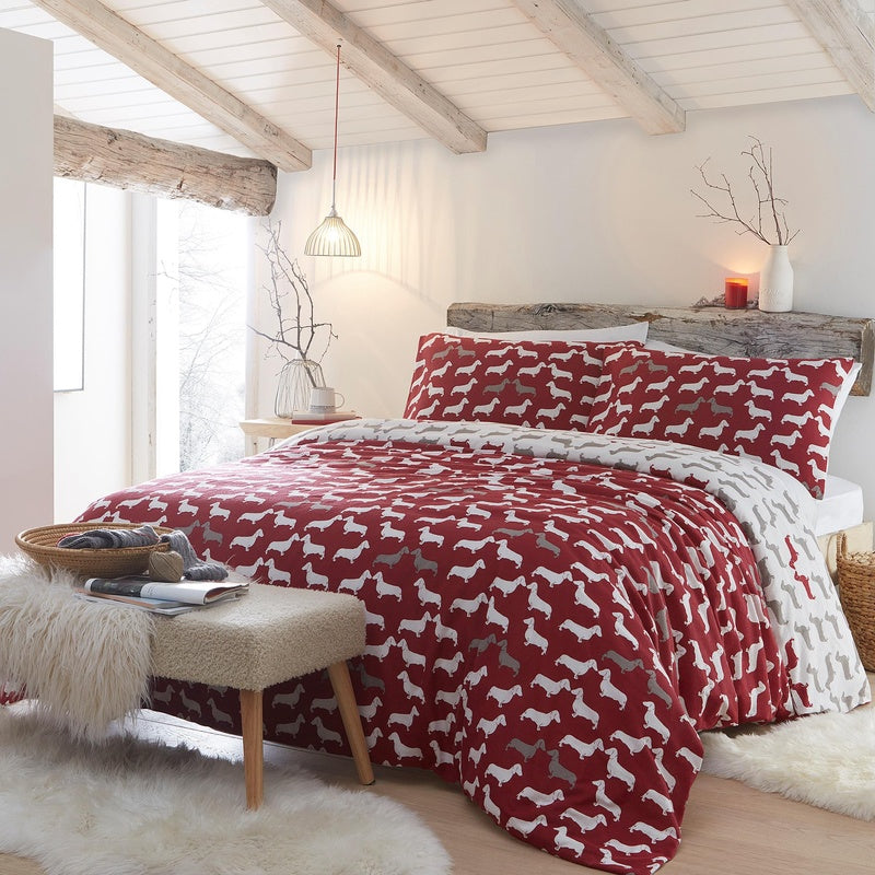 Dudley Love Bedding Set Red