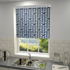 Orla Kiely Early Bird Made to Measure Blackout Roller Blind Dark Marine