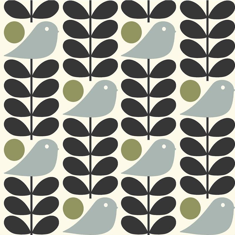 Orla Kiely Early Bird Made to Measure Roller Blind Granite