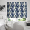 Orla Kiely Early Bird Made to Measure Roman Blind Dark Marine