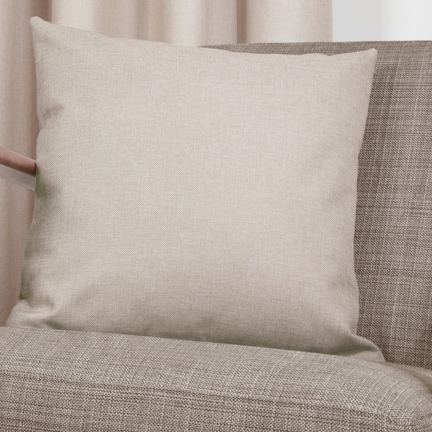 Eclipse Filled Cushion 45cm x 45cm Natural