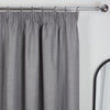 Eclipse Blackout Ready Made Pencil Pleat Curtains Pewter