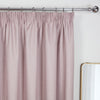 Eclipse Blackout Ready Made Pencil Pleat Curtains Rose