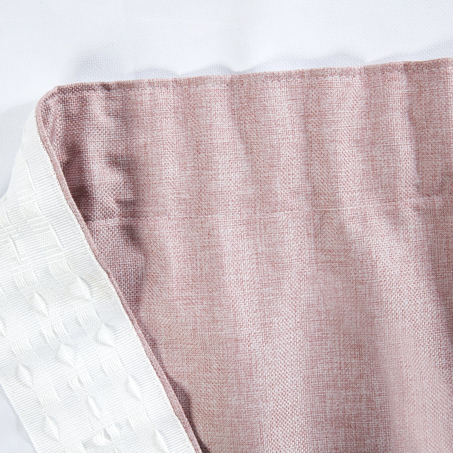 Eclipse Blackout Ready Made Pencil Pleat Curtains Rose