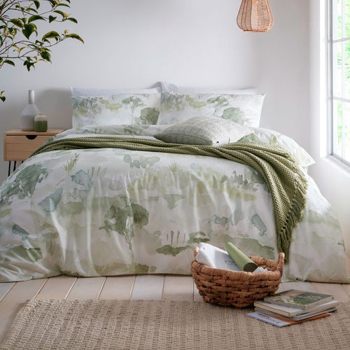 Appletree Loft Edale Duvet Cover Bedding Set Green
