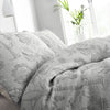 Hyperion Elena Floral Jacquard Bedding Set Grey