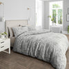 Hyperion Elena Floral Jacquard Bedding Set Grey