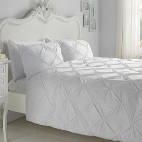 Elissa Bedding White Double Fitted Sheet White