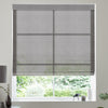 Eloise Sheer Voile Made to Measure Roman Blind Smoke